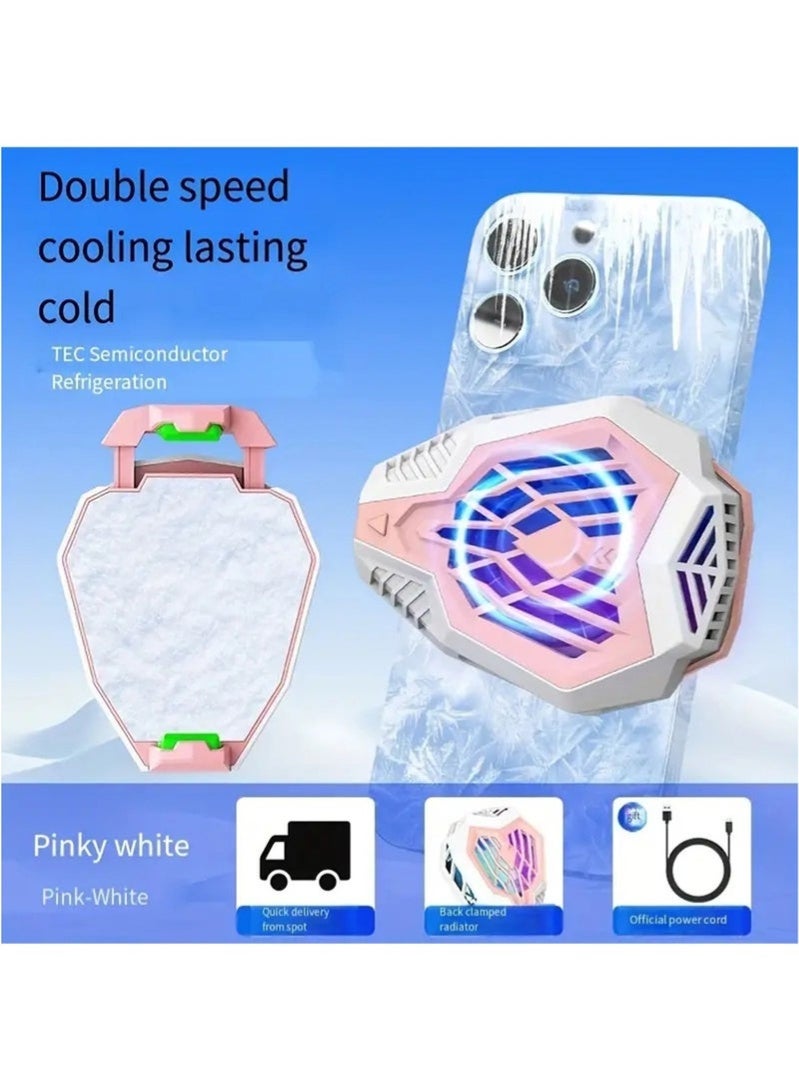 YelaJoy Adjustable Semiconductor Phone Cooler, Mobile Phone Cooling Fan for Gaming & Live Streaming, Dual Speed Universal Phone Radiator, Purple - Image 5